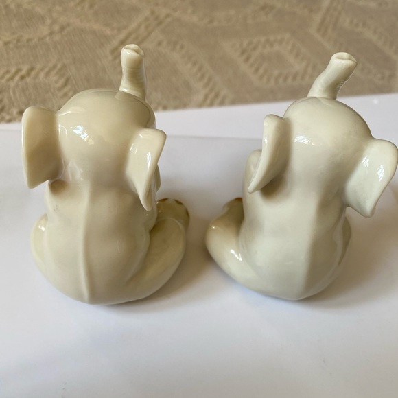 Set of 2 Vintage Lenox Baby Elephant Figurines - Picture 5 of 16